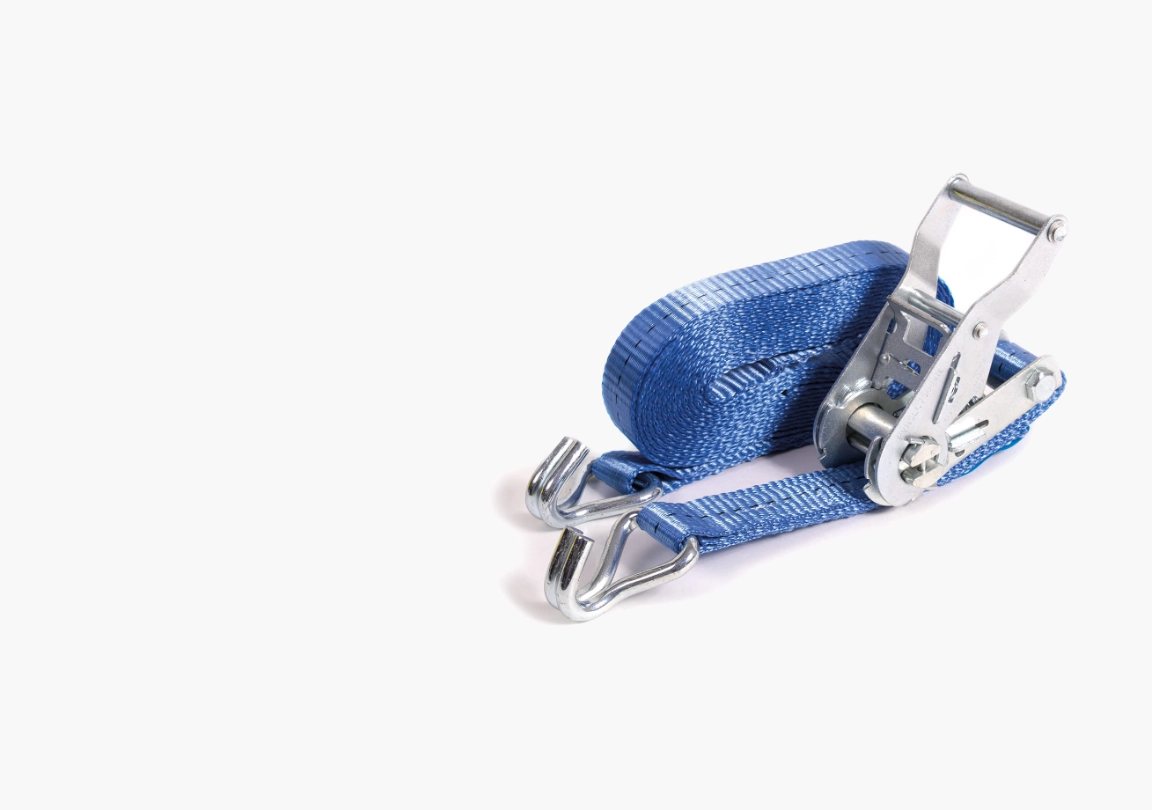 Sterke spanband voor transport vast zetten